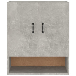 vidaXL Wandschrank Betongrau 60x31x70 cm Holzwerkstoff