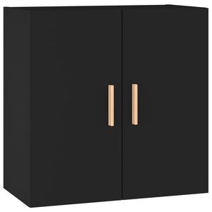 vidaXL Wandschrank Schwarz 60x30x60 cm Holzwerkstoff