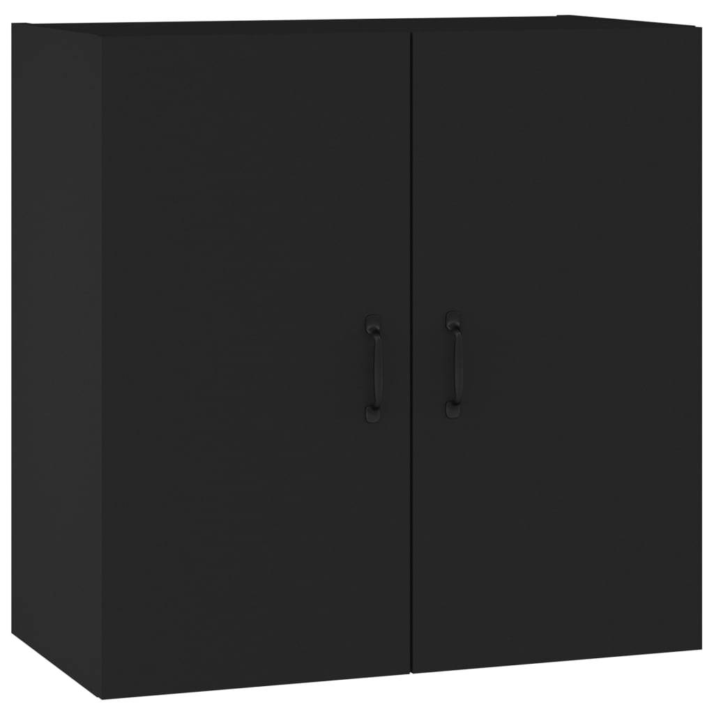 vidaXL Wandschrank Schwarz 60x31x60 cm Holzwerkstoff