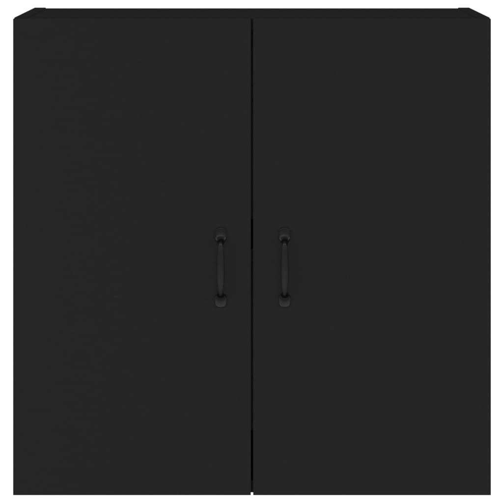 vidaXL Wandschrank Schwarz 60x31x60 cm Holzwerkstoff