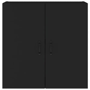 vidaXL Wandschrank Schwarz 60x31x60 cm Holzwerkstoff