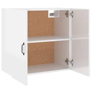 Wandschrank Hochglanz-Weiß 60x31x60 cm Holzwerkstoff Stilecasa