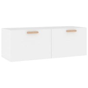 vidaXL Wandschrank Weiß 100x36,5x35 cm Holzwerkstoff