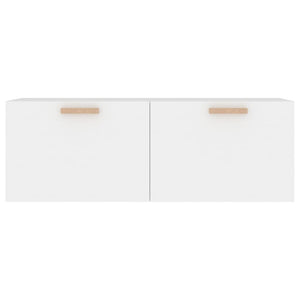 vidaXL Wandschrank Weiß 100x36,5x35 cm Holzwerkstoff