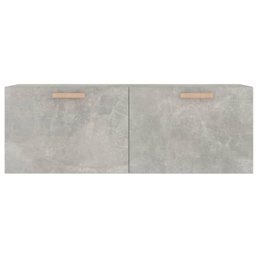 vidaXL Wandschrank Betongrau 100x36,5x35 cm Holzwerkstoff