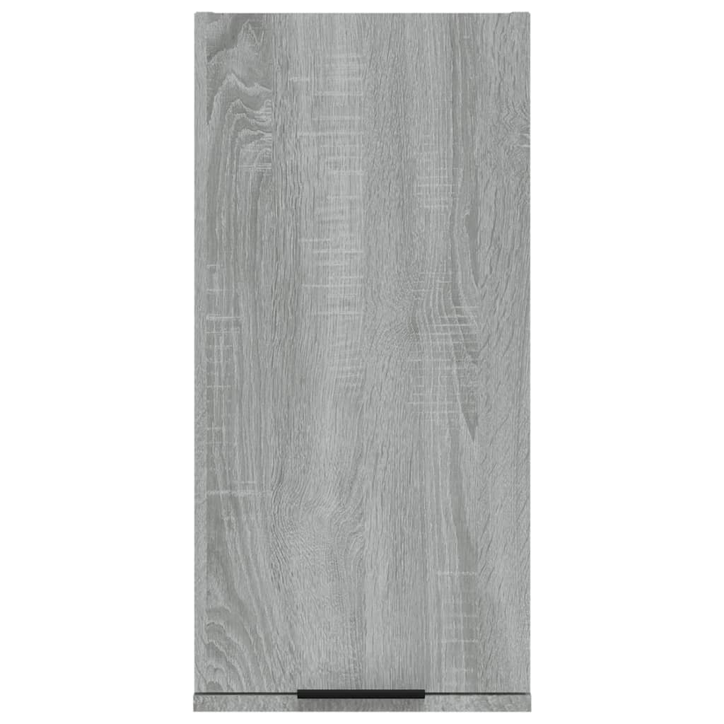 Wand-Badschrank Grau Sonoma 32x20x67 cm Stilecasa