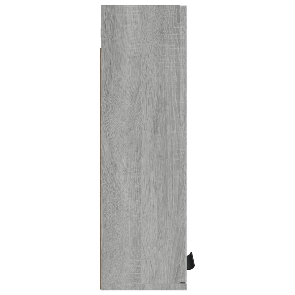 Wand-Badschrank Grau Sonoma 32x20x67 cm Stilecasa