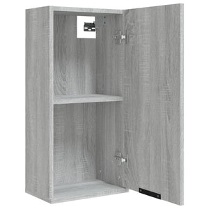 Wand-Badschrank Grau Sonoma 32x20x67 cm Stilecasa