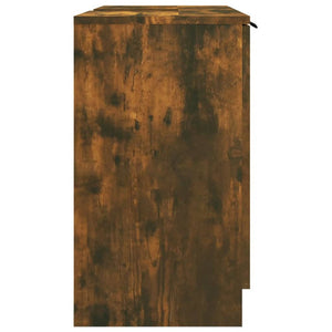 vidaXL Badezimmerschrank Räuchereiche 64,5x33,5x59 cm Holzwerkstoff