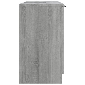 vidaXL Badezimmerschrank Grau Sonoma 64,5x33,5x59 cm Holzwerkstoff