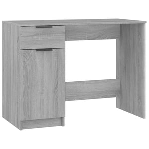 Schreibtisch Grau Sonoma 100x50x75 cm Holzwerkstoff Stilecasa