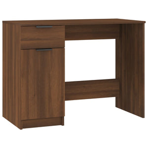 vidaXL Schreibtisch Braun Eichen-Optik 100x50x75 cm Holzwerkstoff