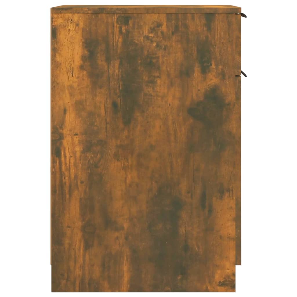 vidaXL Schreibtischschrank Räuchereiche 33,5x50x75 cm Holzwerkstoff