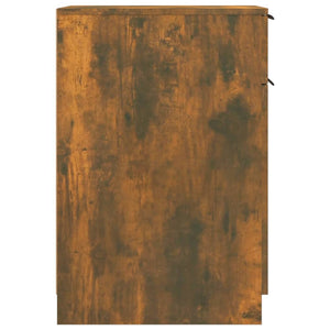 vidaXL Schreibtischschrank Räuchereiche 33,5x50x75 cm Holzwerkstoff