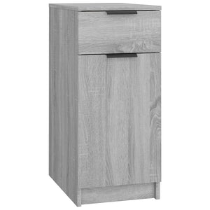 vidaXL Schreibtischschrank Grau Sonoma 33,5x50x75 cm Holzwerkstoff