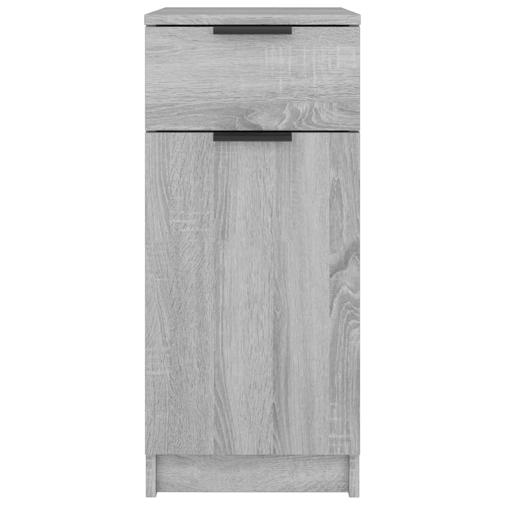 vidaXL Schreibtischschrank Grau Sonoma 33,5x50x75 cm Holzwerkstoff