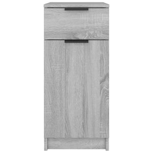 vidaXL Schreibtischschrank Grau Sonoma 33,5x50x75 cm Holzwerkstoff