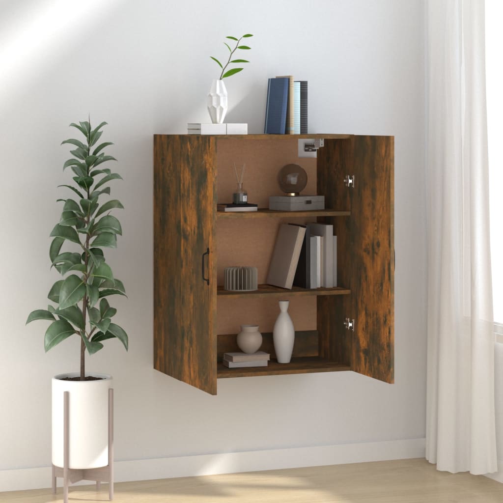 vidaXL Hängeschrank Räuchereiche 69,5x34x90 cm Holzwerkstoff