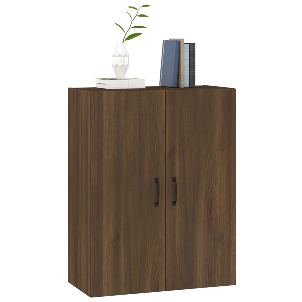 vidaXL Hängeschrank Braun Eichen-Optik 69,5x34x90 cm Holzwerkstoff