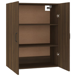 vidaXL Hängeschrank Braun Eichen-Optik 69,5x34x90 cm Holzwerkstoff