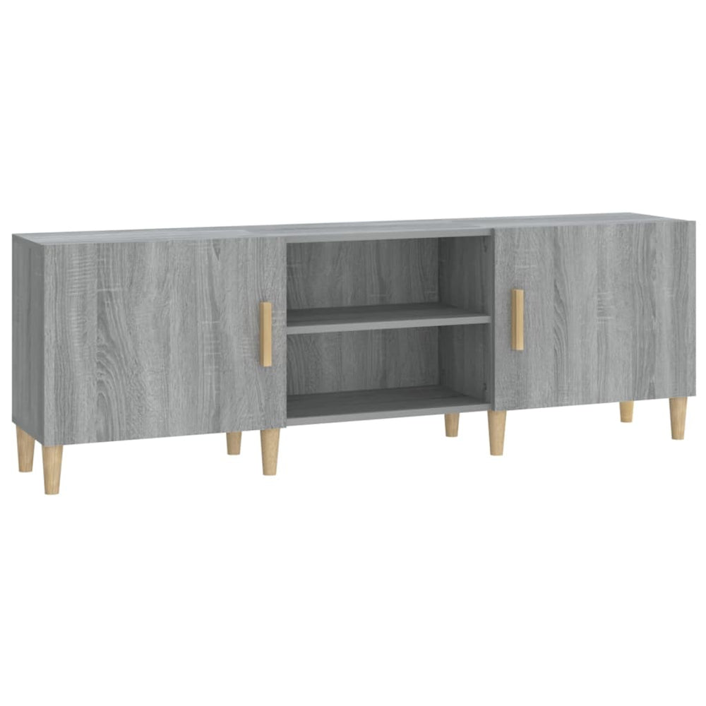 TV-Schrank Grau Sonoma 150x30x50 cm Holzwerkstoff Stilecasa