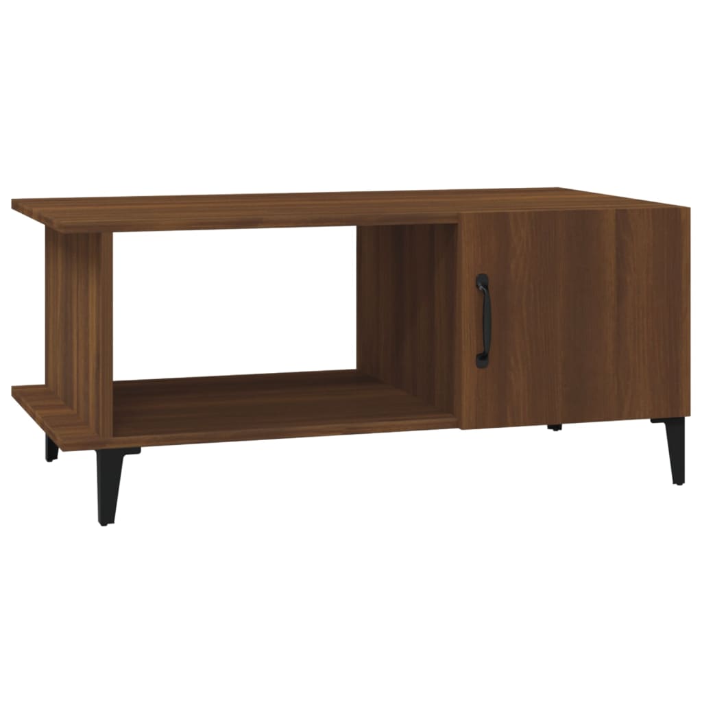 Couchtisch Braun Eichen-Optik 90x50x40 cm Holzwerkstoff