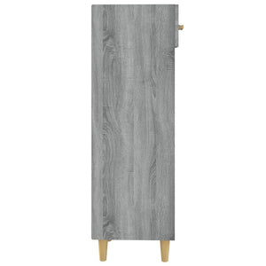 Schuhschrank Grau Sonoma 30x35x105 cm Holzwerkstoff