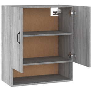 vidaXL Wandschrank Grau Sonoma 60x31x70 cm Holzwerkstoff