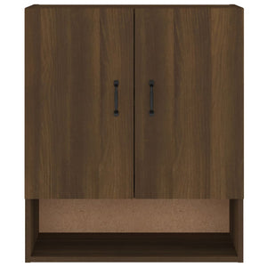 vidaXL Wandschrank Braun Eichen-Optik 60x31x70 cm Holzwerkstoff