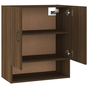 vidaXL Wandschrank Braun Eichen-Optik 60x31x70 cm Holzwerkstoff