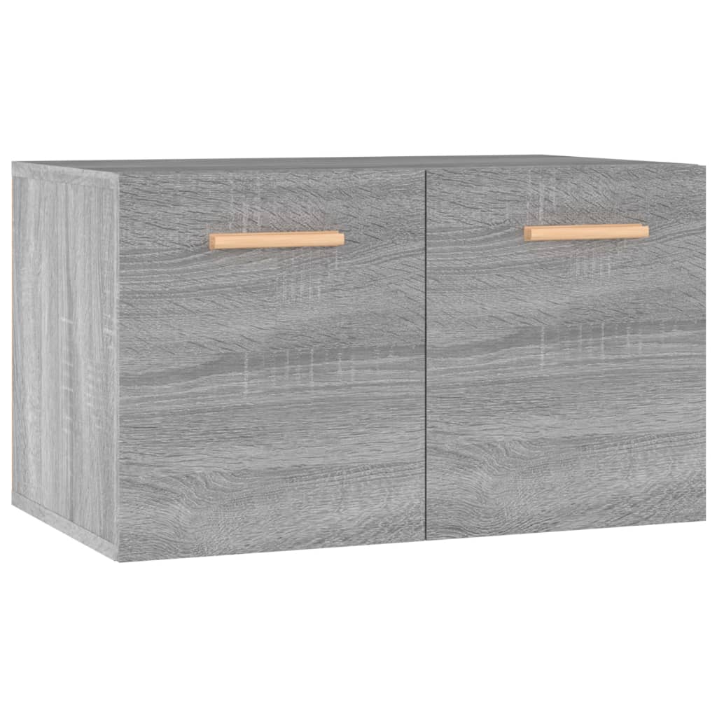 vidaXL Wandschrank Grau Sonoma 60x36,5x35 cm Holzwerkstoff