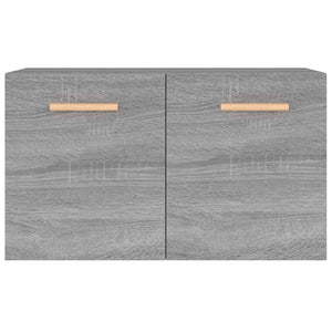 vidaXL Wandschrank Grau Sonoma 60x36,5x35 cm Holzwerkstoff