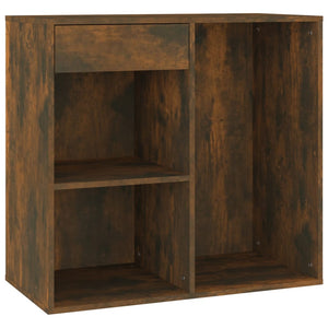 vidaXL Kosmetikschrank Räuchereiche 80x40x75 cm Holzwerkstoff