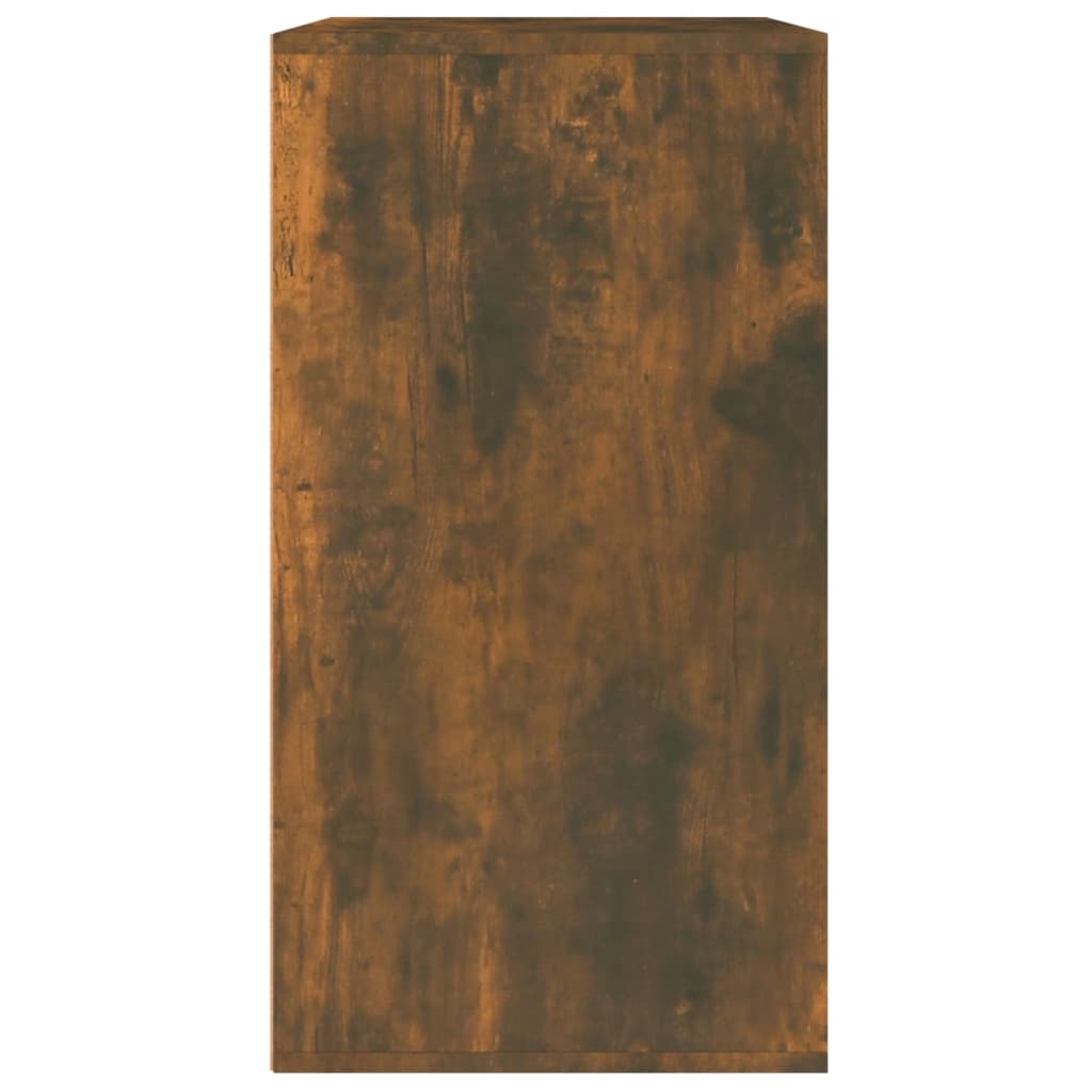 vidaXL Kosmetikschrank Räuchereiche 80x40x75 cm Holzwerkstoff