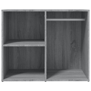 vidaXL Regal für Schminktisch Grau Sonoma 80x40x65 cm Holzwerkstoff