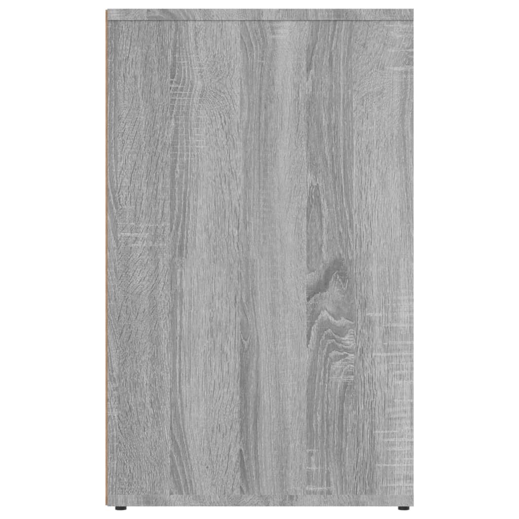 vidaXL Regal für Schminktisch Grau Sonoma 80x40x65 cm Holzwerkstoff