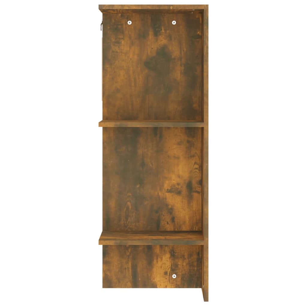 vidaXL Flurschrank Räuchereiche 97,5x37x99 cm Holzwerkstoff