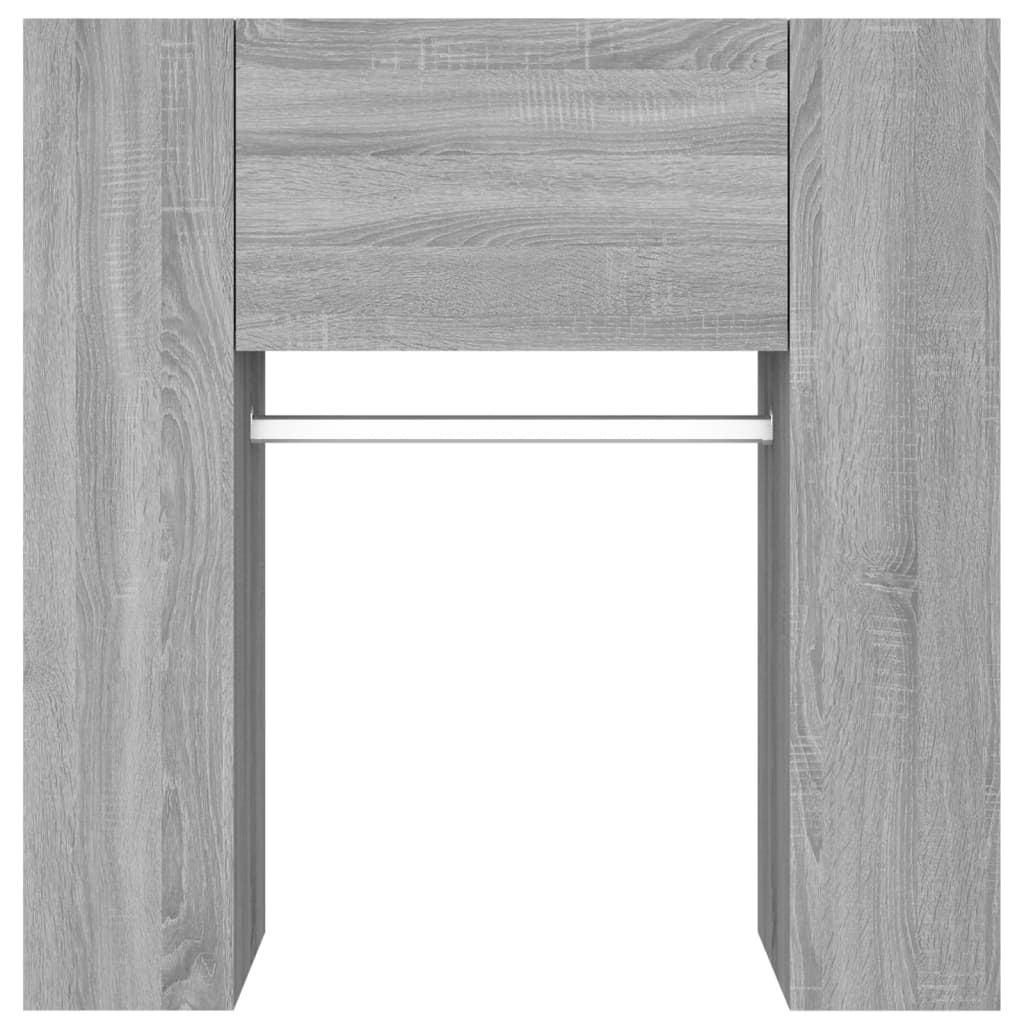 vidaXL Flurschrank Grau Sonoma 97,5x37x99 cm Holzwerkstoff