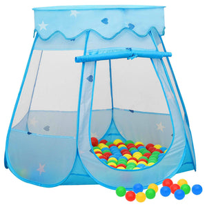 Kinder-Spielzelt Blau 102x102x82 cm Stilecasa