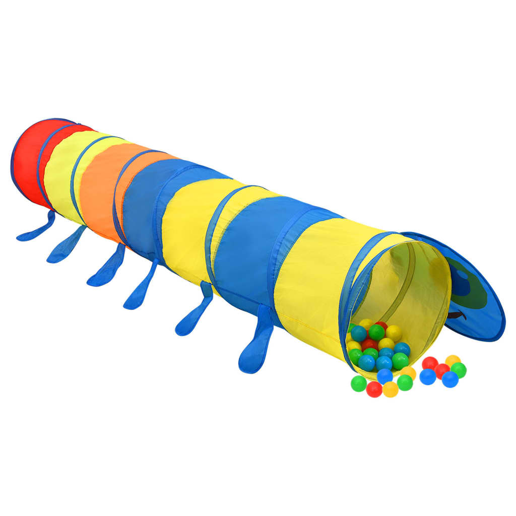 Spieltunnel für Kinder Mehrfarbig 245 cm Polyester