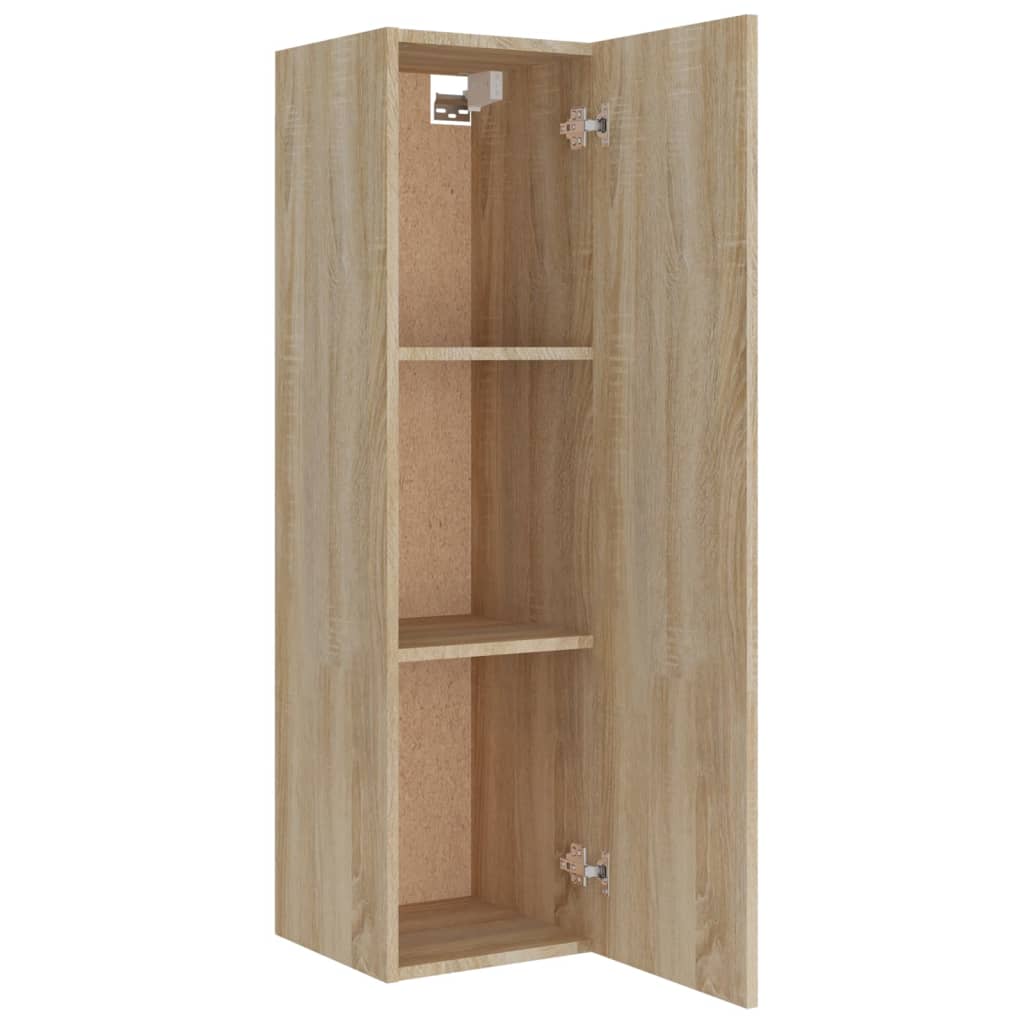 vidaXL 4-tlg. TV-Schrank-Set Sonoma-Eiche Holzwerkstoff