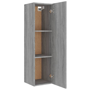 vidaXL 4-tlg. TV-Schrank-Set Grau Sonoma Holzwerkstoff