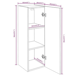 vidaXL 8-tlg. TV-Schrank-Set Sonoma-Eiche Holzwerkstoff