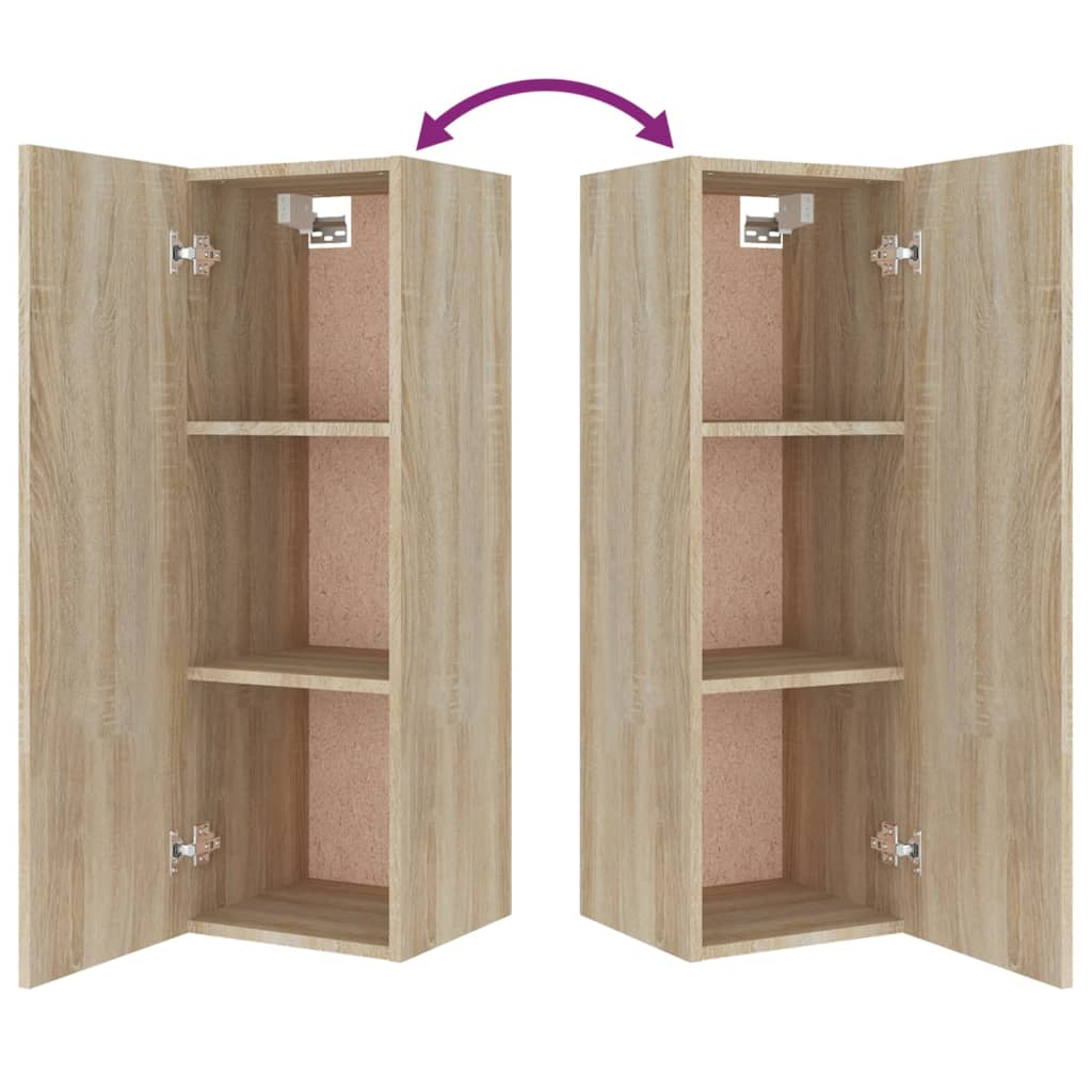 vidaXL 8-tlg. TV-Schrank-Set Sonoma-Eiche Holzwerkstoff