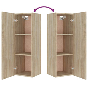 vidaXL 8-tlg. TV-Schrank-Set Sonoma-Eiche Holzwerkstoff