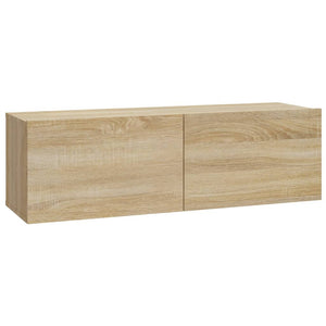 vidaXL 3-tlg. TV-Schrank-Set Sonoma-Eiche Holzwerkstoff