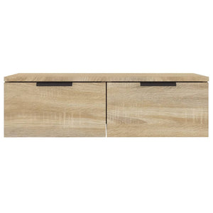 vidaXL Wandschränke 2 Stk. Sonoma-Eiche 68x30x20 cm Holzwerkstoff