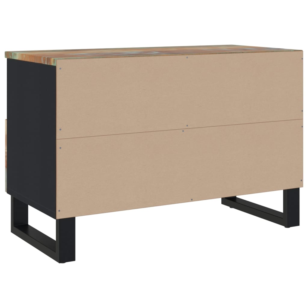 vidaXL TV-Schrank 70x33x46 cm Altholz Massiv