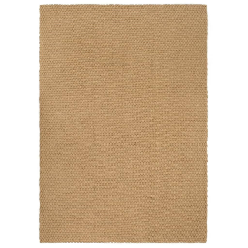 vidaXL Teppich Rechteckig Natur 80x160 cm Jute