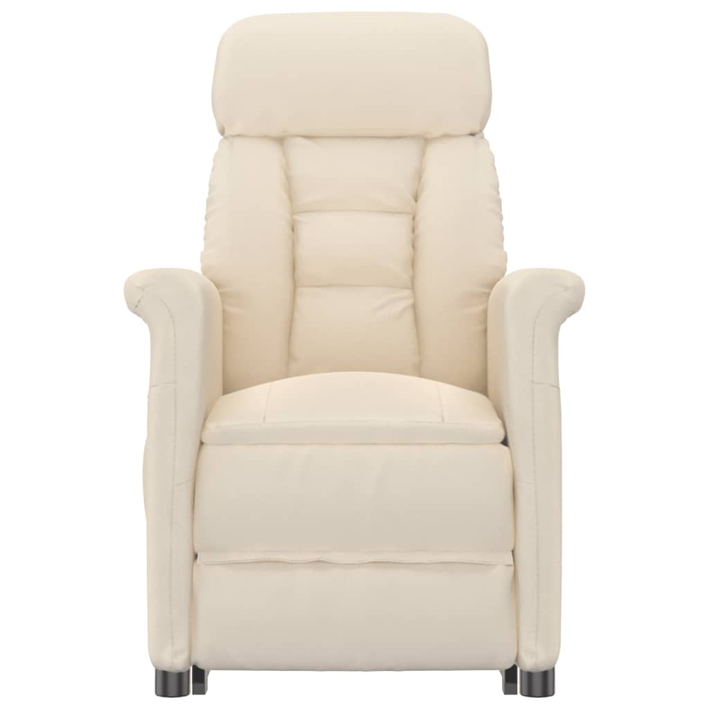 vidaXL Relaxsessel Beige Mikrofasergewebe